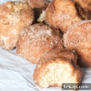 Air Fryer Cinnamon Spice Donut Drops Featured Image