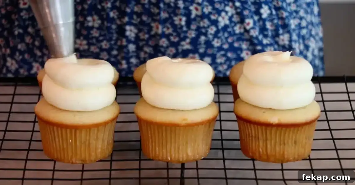 lemon cupcakes with lemon buttercream on top