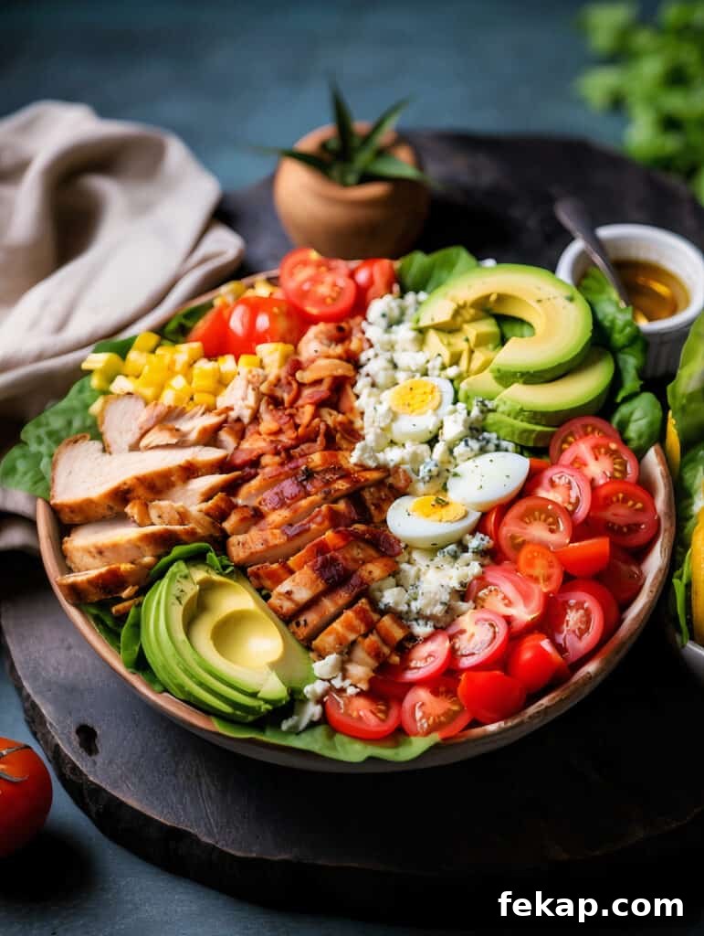 Citrus Honey Grilled Chicken Cobb Salad 4 img 80704 3