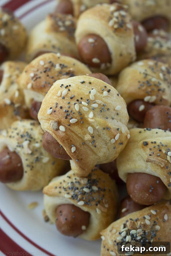 Everything Bagel Pigs in a Blanket Recipe 3 "Everything Bagel" Pigs in a Blanket