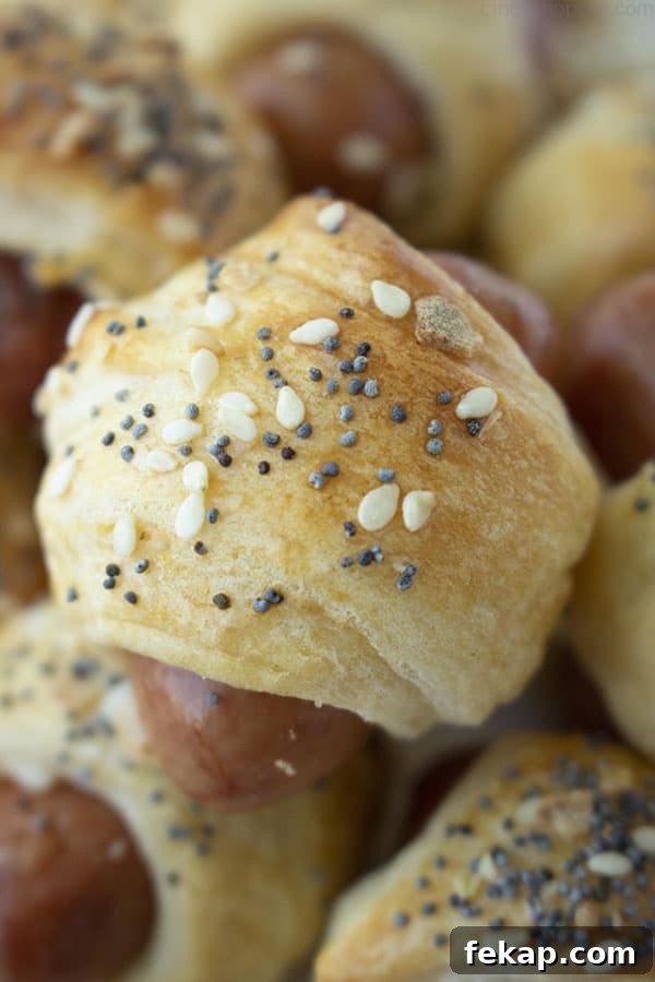 Everything Bagel Pigs in a Blanket Recipe 6 "Everything Bagel" Pigs in a Blanket