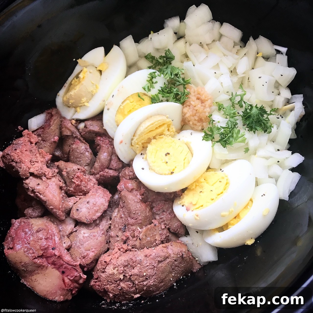 Slow Cooker Chopped Liver Recipe for Sandwiches 4 img 8163 3