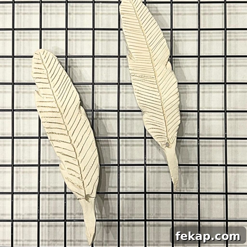 Air-dry clay sculpture