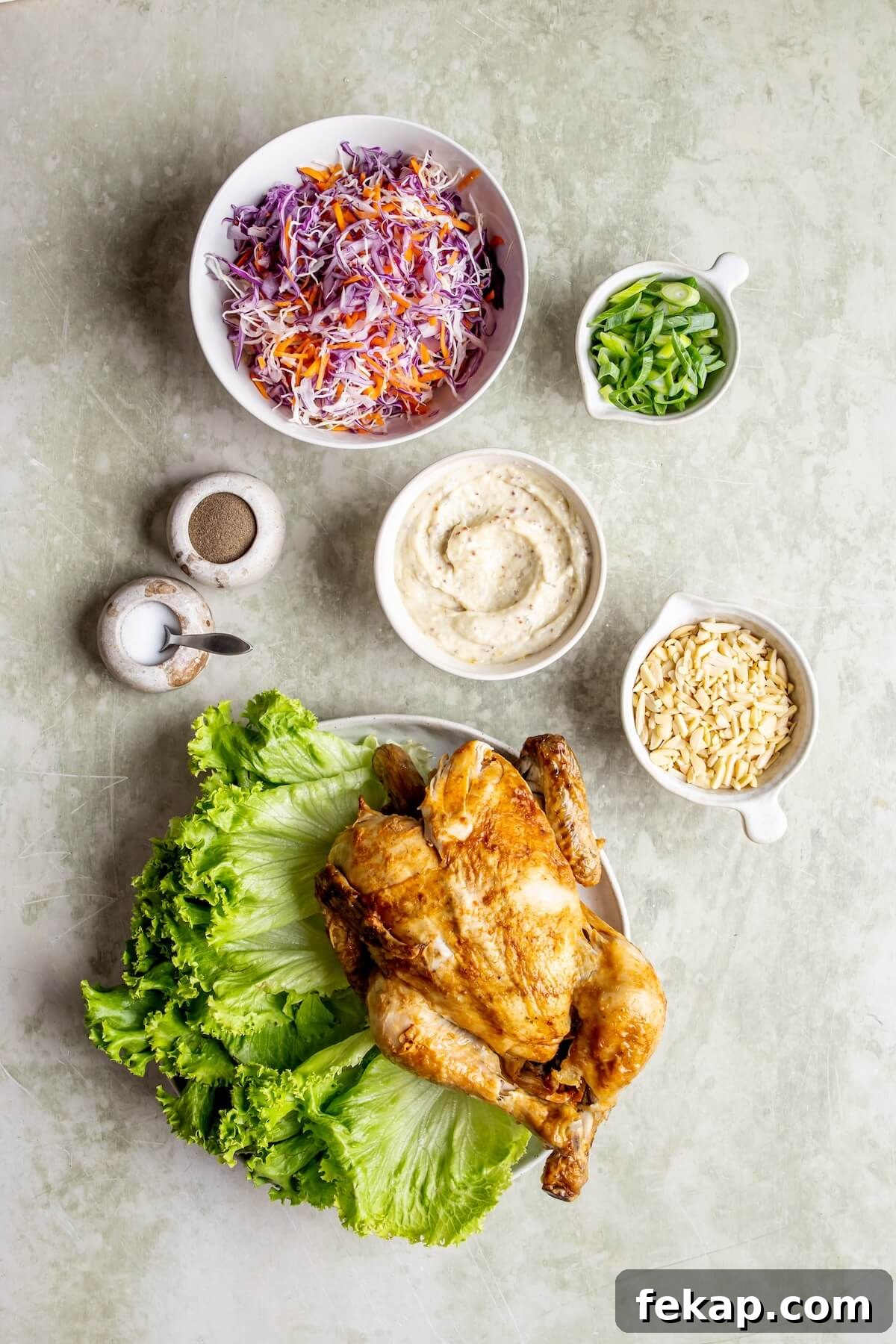 Rotisserie Chicken Caesar Lettuce Cups Recipe 5 Rotisserie Chicken Caesar Lettuce Cups Ingredients - Olivia Adriance