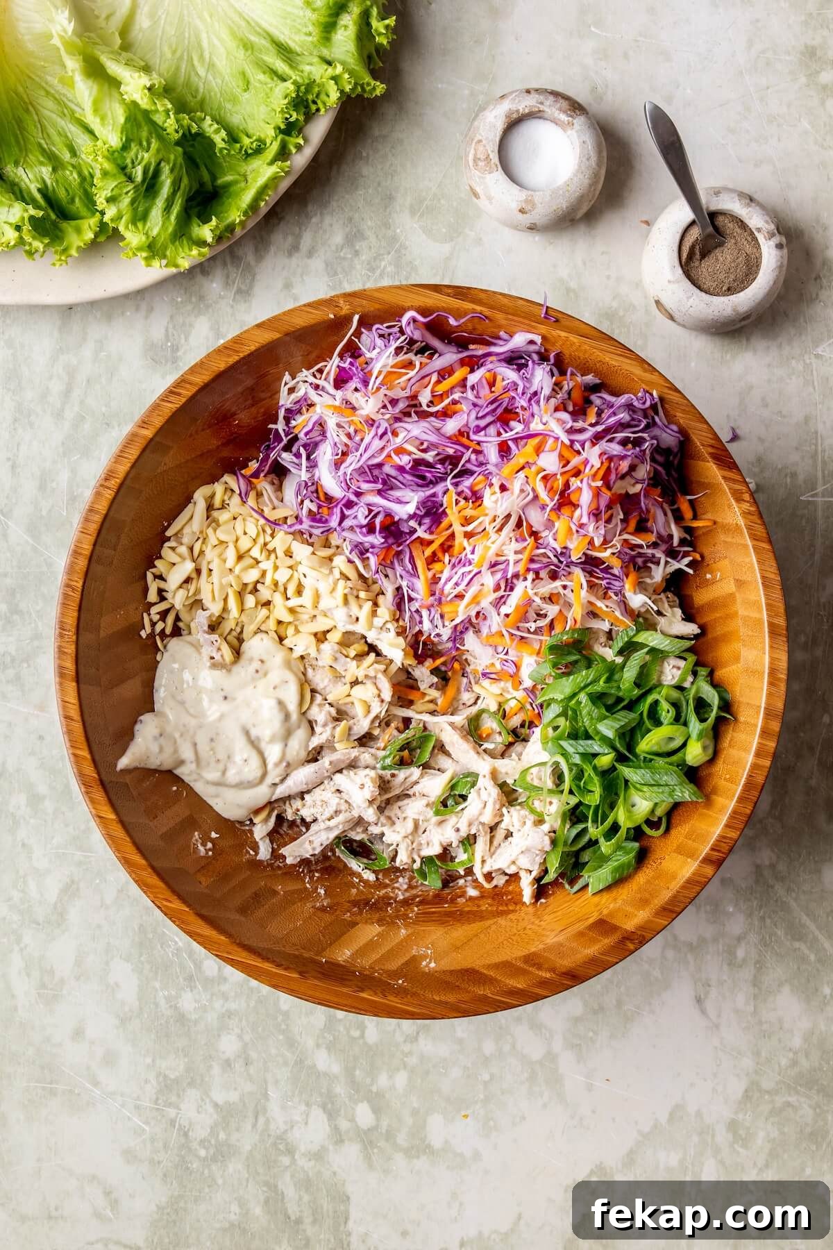 Rotisserie Chicken Caesar Lettuce Cups Recipe 8 Rotisserie Chicken Caesar Lettuce Cups Step 4 - Olivia Adriance