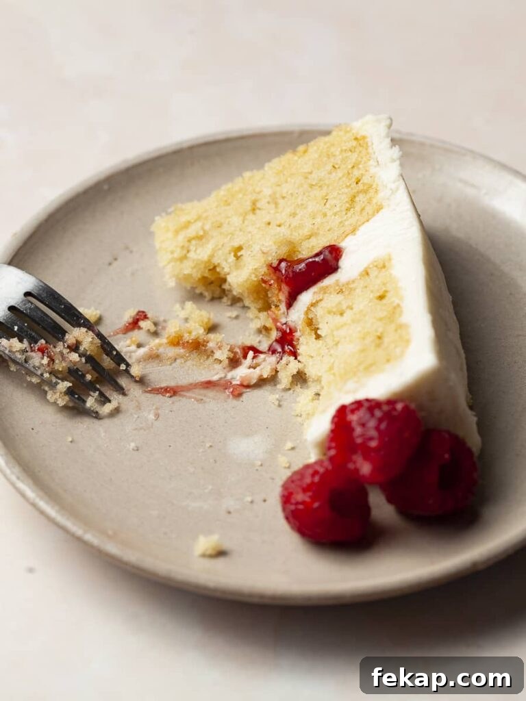 Gluten-Free Vanilla Raspberry Cake Recipe 10 img 8697 9