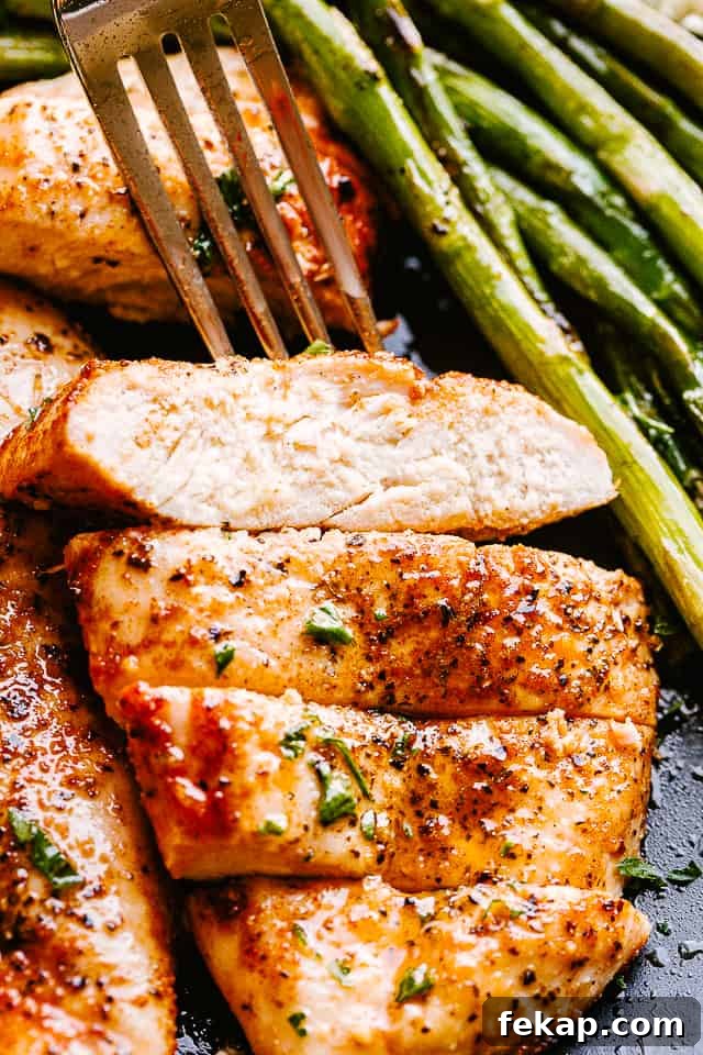 Cut up Air Fryer cooked chicken breasts.