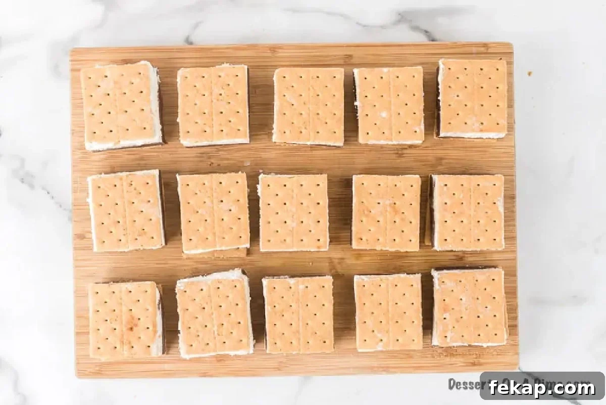 Bars on cutting board.