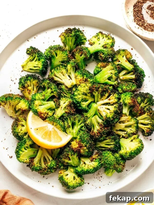 Air fryer broccoli