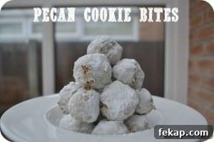 Pecan Cookie Bites Pecan Cookie Bites