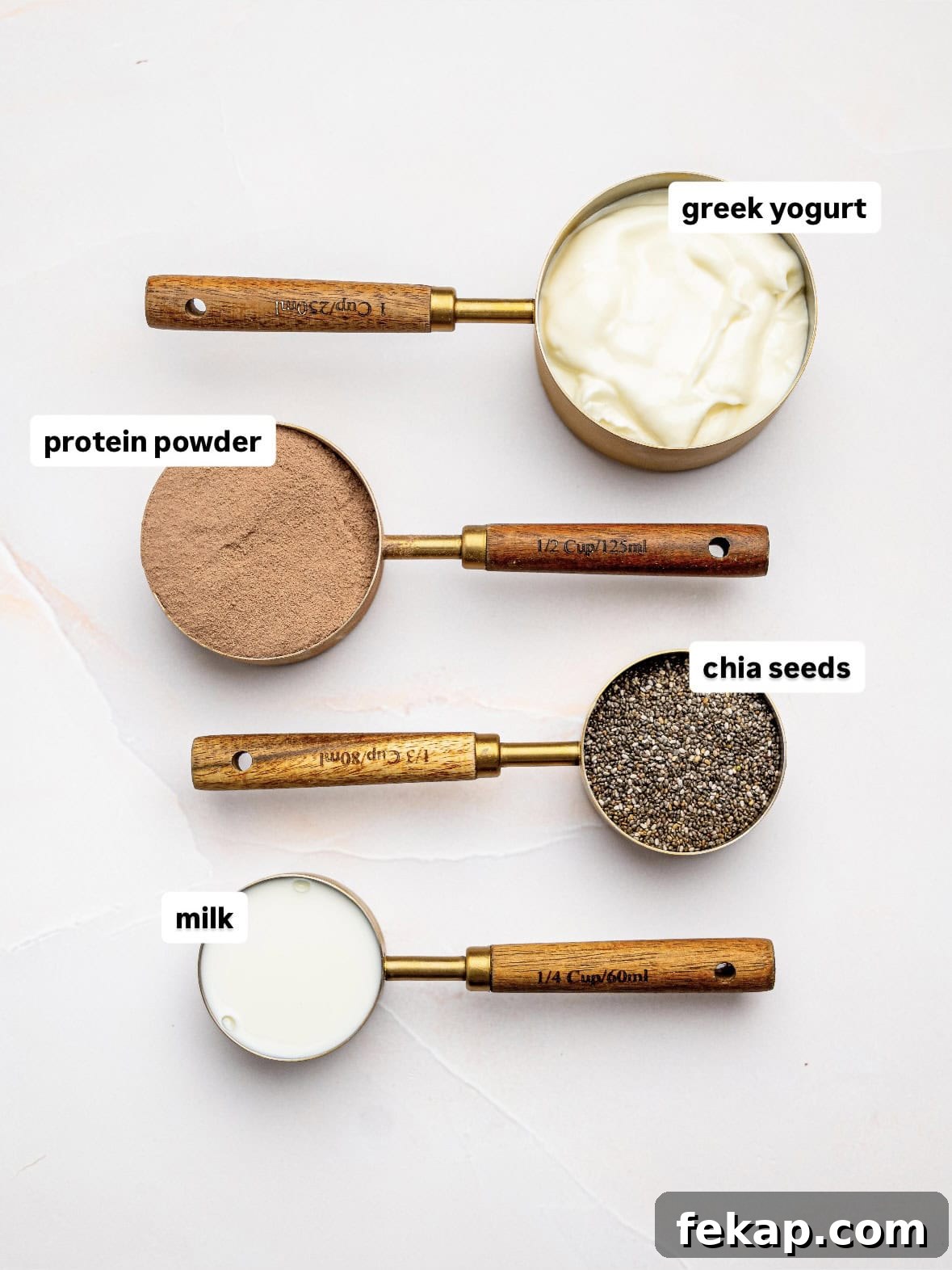 4-Ingredient High-Protein Chia Pudding 5 Ingredients to make high protein chia pudding.