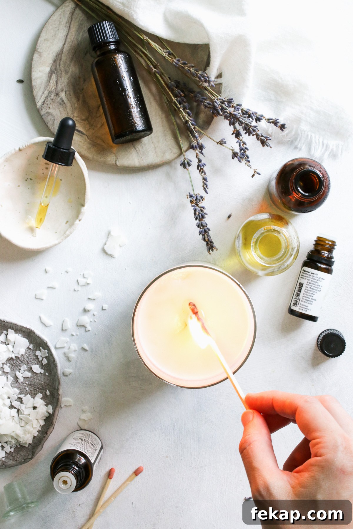 Here's everything you need to know to start making your own DIY essential oil candles. Learn which essential oils to use, how much to add and when.